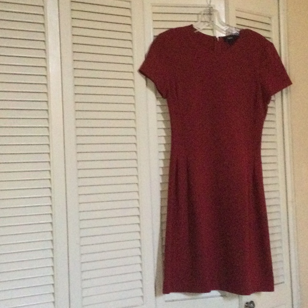 Chic Burgundy Mini Dress
